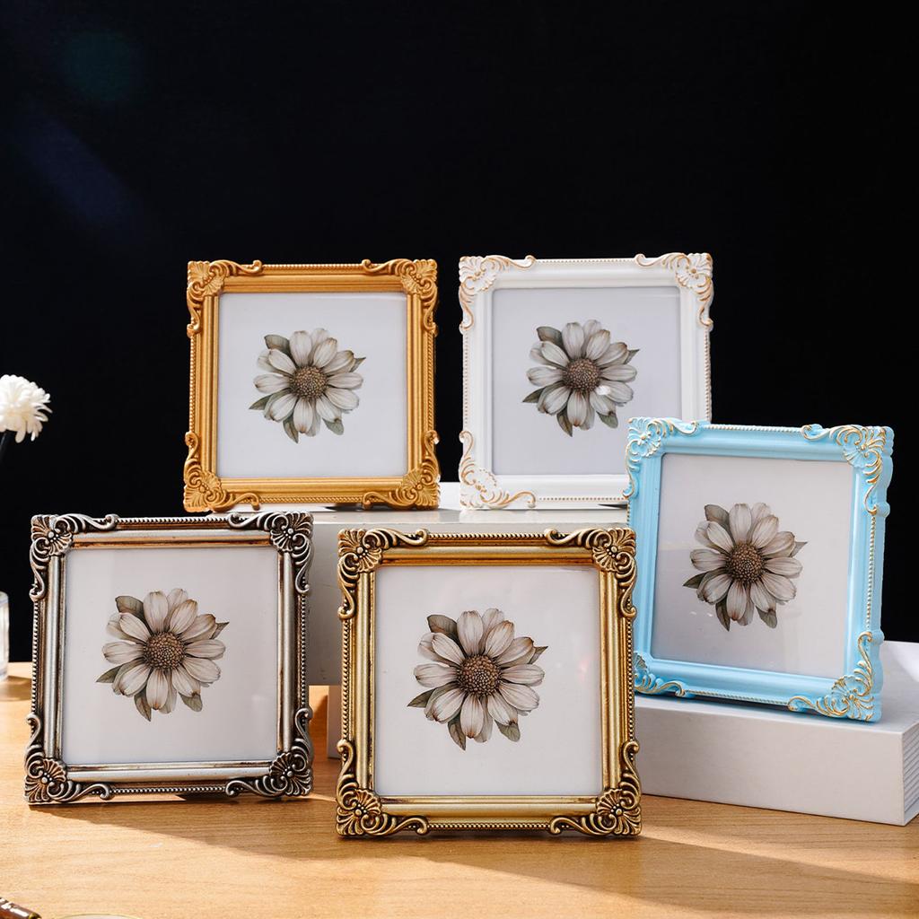 Retro Picture Frame Antique Ornate Photo Frame Old Fashioned Picture Frame Decorative Home Decors,Photo Gallery,Art