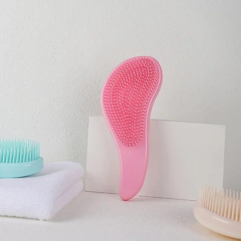 1 stücke Heißer Magie Griff Kamm Anti Statische Massage Haarbürste Verwicklung Entwirren Dusche Massage Haarbürste Kamm Salon Haar Styling Werkzeug