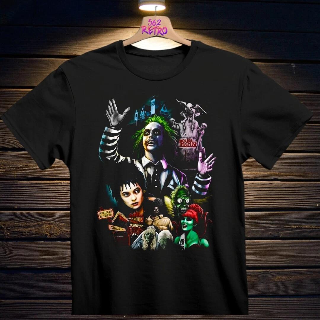 Beetlejuice Movie T-Shirt Black S-3XL Beetlejuice S