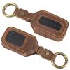 XIKER Leather Smart Key Case for Suzuki Hustler Comfortable to the Stylish and Protects Against Dirt and and Attaches to Car Remote Dustproof and