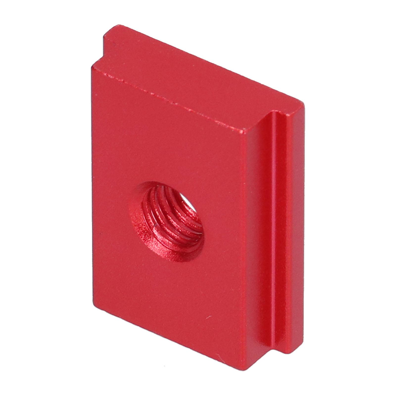 

5 шт. скользящая гайка T-образный слайдер алюминиевый сплав деревообрабатывающий инструмент зажимы винт паз крепеж красныйM8 M8