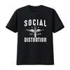 Social Distortion T Shirt Winged Wheel Vintage Washed Fashion Slightly Unisex Versatile Casual Designer Clothes Graphic