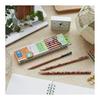 Tombow Pencil Writing Pencil 2B Mokumonogatari Green Pattern 1 Dozen KB-KF02-2B