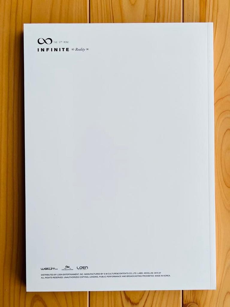 [USED] INFINITE "Reality" First Press Limited Edition