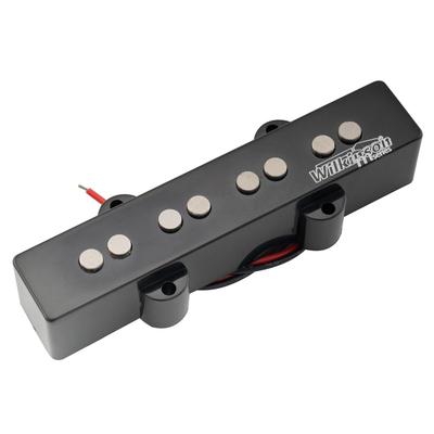 Wilkinson M Series WOJB Variable Gauss Alnico 5 Jazz Bass Bridge Pickup for 4-String JB Electric Bass, Black