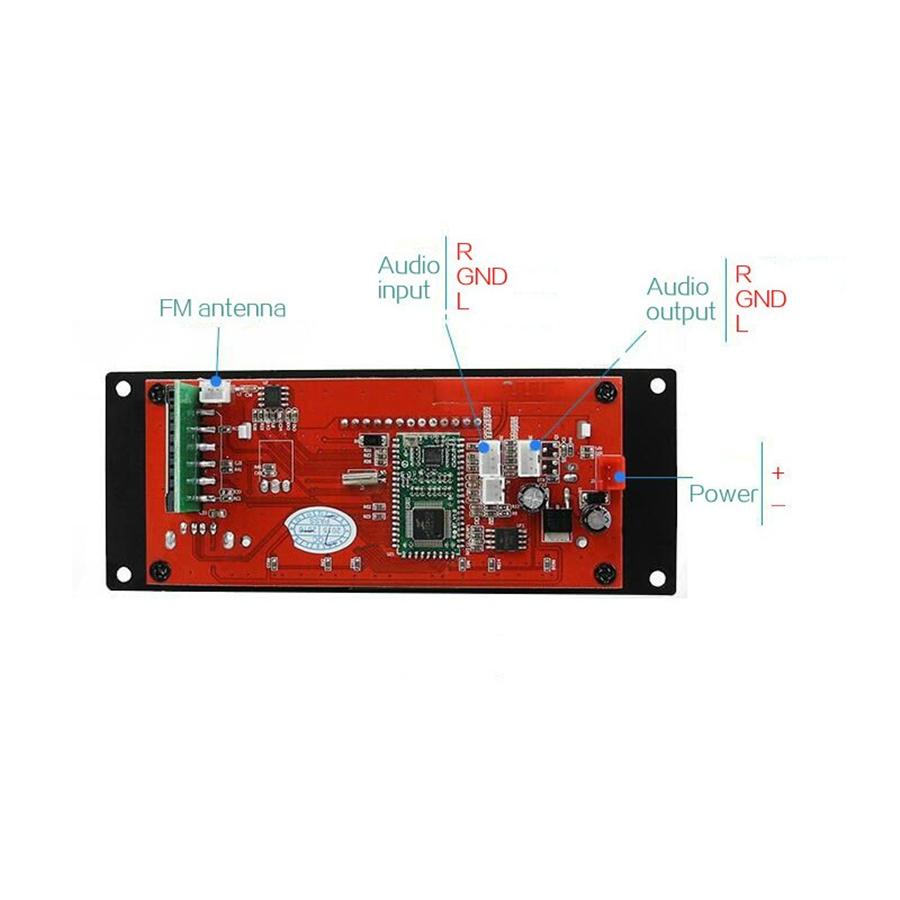 Bluetooth 4.0 Hifi o Accessories Lossless Support U Disk Sd Lcd Display Fm o Decoder Board