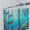 Beautiful Underwater World Shower Curtain With Tropical Fish And Coral Reef Waterproof Fabric Bathroom Decor For Kids And Adults