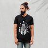Barred Owl T Shirt Moon Phases Amp Birch Tree Design Vintage Washed Casual Breathable Homme Graphic Fashion Comfortable Stylish