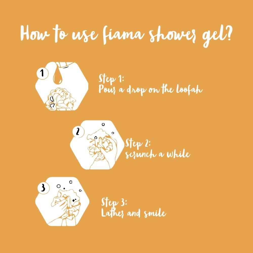 Fiama Body Wash Golden Sandalwood Oil Patchouli Shower Gel 250ml Soft Glowing Skin for Women Men