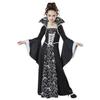 Halloween Witch Costume For Girls With Vintage Dress And Stripe Details For Kids Age 3 To 8