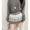Original Design Flower Lace Waist Belt With Plastic Buckle For Dresses And Jeans