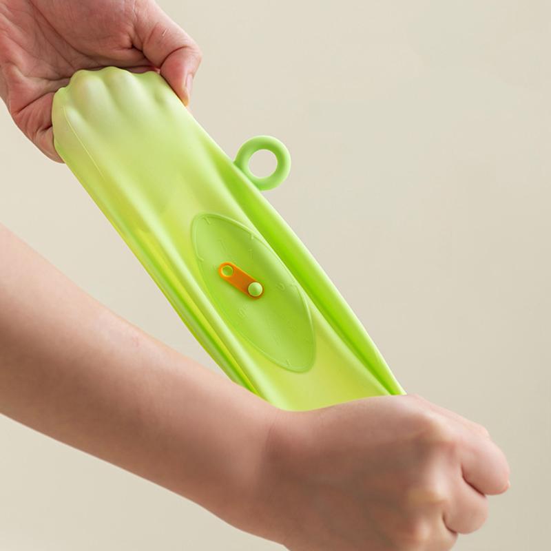 1/3pcs Silicone Stretch Food Covers | Reusable Eco-Friendly Lids With Pull Tab & Weekly Tracker For Bowls/Jars/Cans