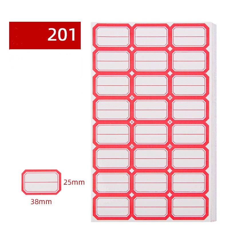 50 Sheet Self-adhesive Labels Labeled with ClassificationStudent Names Household Handwritten Prices Warehouse and Office Use