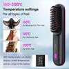 1 Wireless Hair Straightener Comb Heats Up Quickly Portable and Lightweight with Type-C Charging Port Anti-burn Design Charge Via USB
