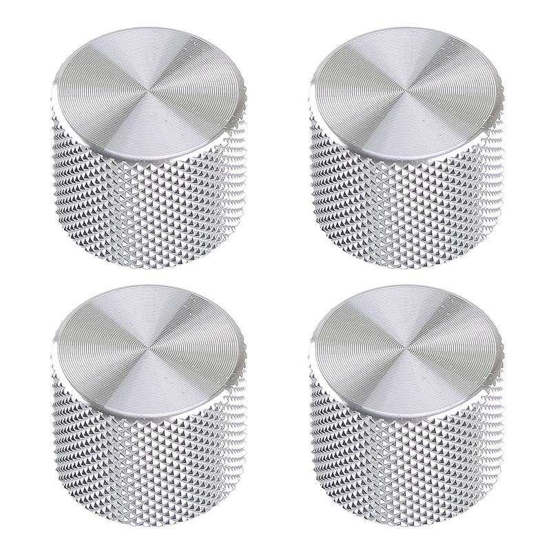 4Pcs Radio & A/C Knobs Fit for Infiniti G37 G35 Q40 Q60 FX35 37 50 QX50 QX70 EX35 37 Skyline V36 Silver Aluminum Alloy