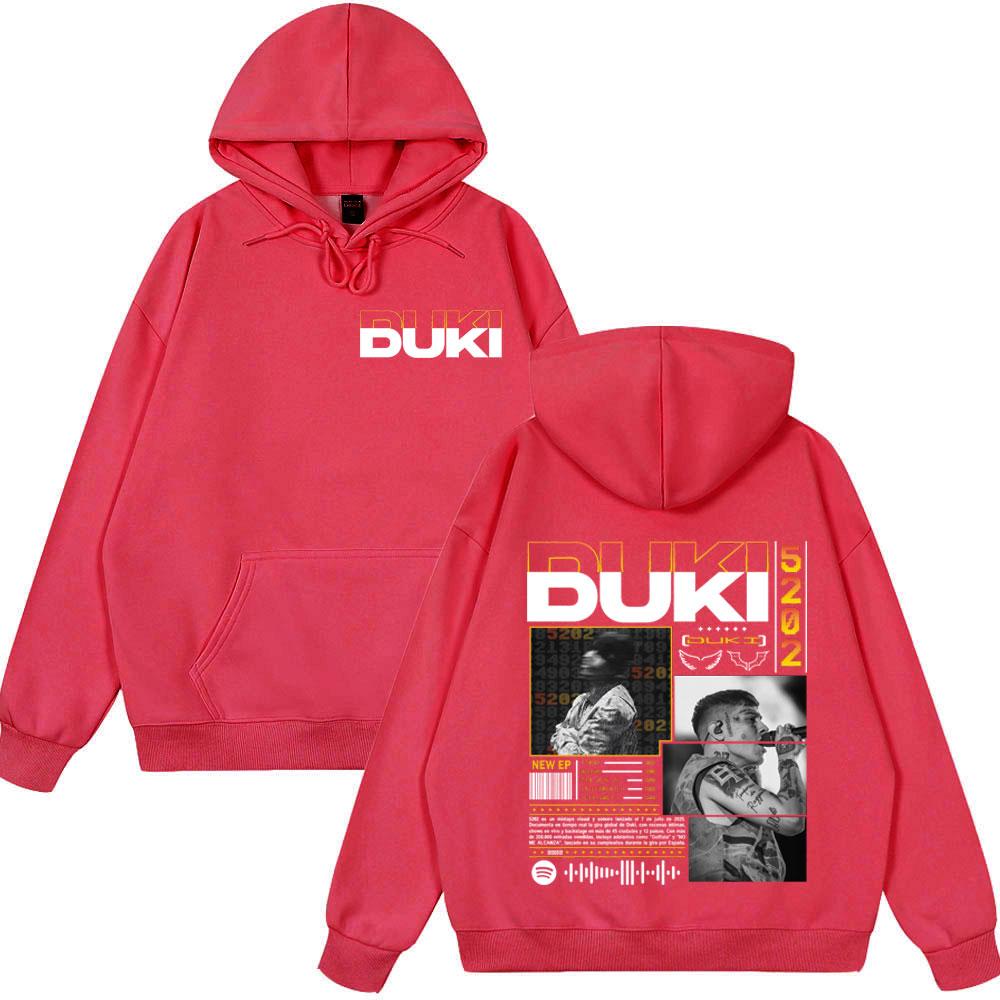 2025 Hot Sale Tops Rapper Duki Duki 5202 MIXTAPE 2025 Album Clothing Mens Women Fashion Hip Hop Vintage Hoody New Style Hoodies
