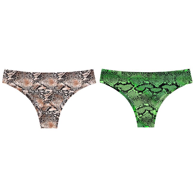 Women's Thong Ice Silk Seamless Underpant Women's Underwear Pure Desire Sexy Girl T Pants Women Briefs Sexy Panties