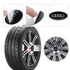 4pc 3D Styling 56/60/65mm Car Emblem Wheel hub Center Cap Badge Sticker for Audi Sline quattro RS A7 TT B9 8V A1 A5 S4 Q7 S3 8P