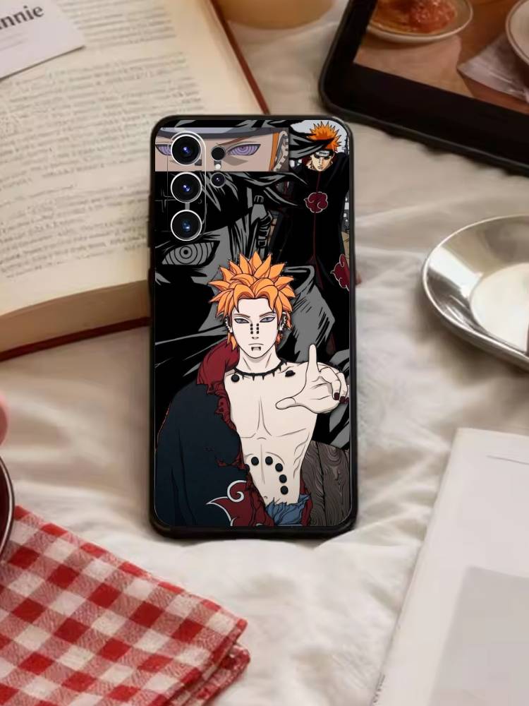 Anime V-Narutos Cover  Phone Case For Samsung S26,S25,S24,S23,S22,S21,S20,Plus,Fe,Lite,Others Black Cover
