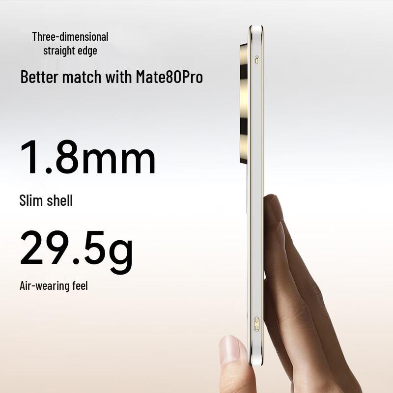 IM-CHEN Luxury Magnetic Leather Case for Huawei Mate 80 Pro Max