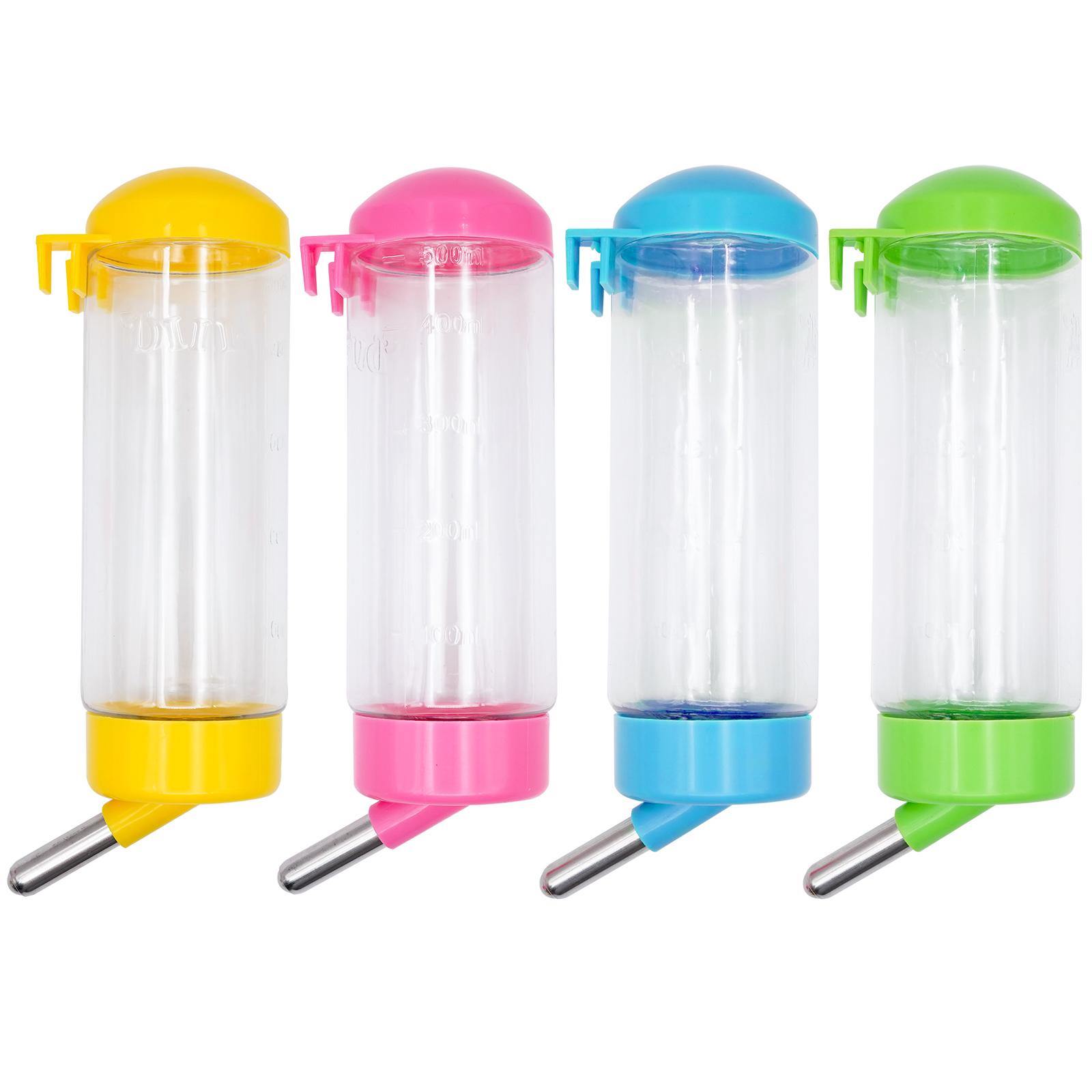 

500ml Automatic Rabbit Water Bottle Dispenser Nipple Drinker Cage Hanging Pet Dog Guinea Pig Squirrel Rabbit Drinking Head