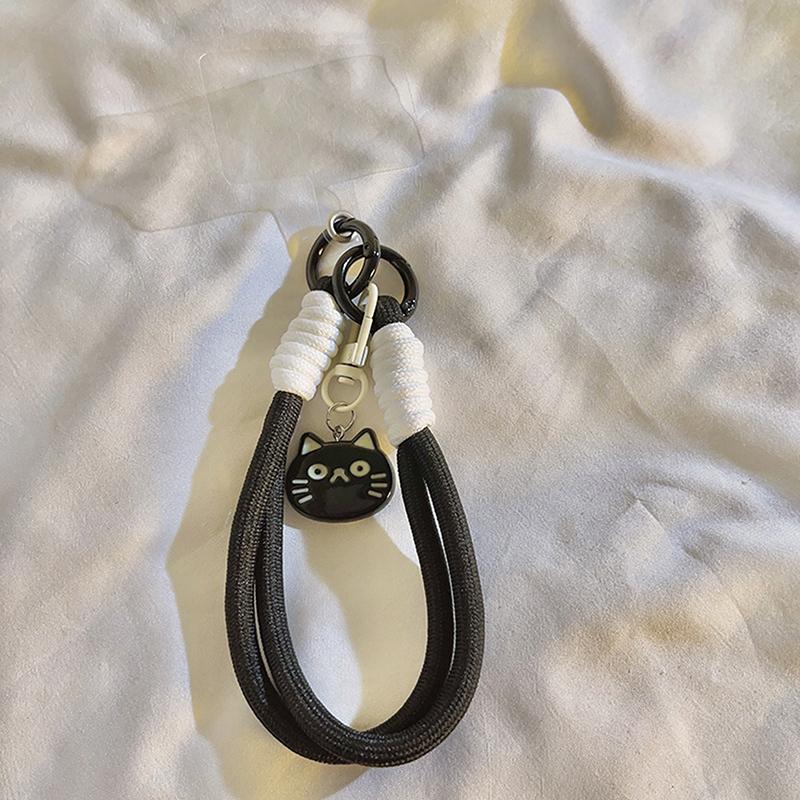 

Креативный плетеный шнурок для ключей для телефона, женский чехол, анти-потеряющийся узел, веревочный ремешок, автомобильные брелки, аксессуары для ключей своими руками
