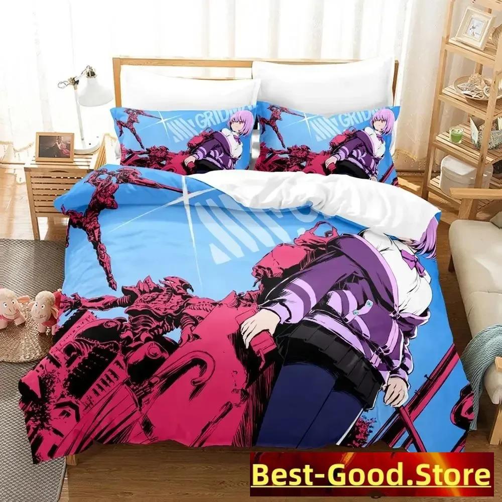 Ssss Gridman Bedding Set Single Twin Full Queen King Size Bed Set Adult Kid Bedroom Duvetcover Sets Anime Parure De Lit Bed