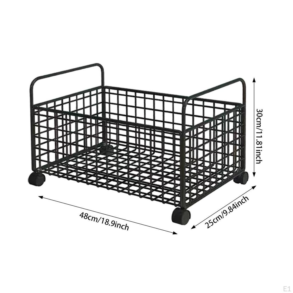Desk Storage Organizer Cart with Wheels for Office And Home