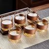 High Borosilicate Glass Guanshan Cup, High Temperature Resistant Transparent Buckle Cup, Household Tea Cup Is Not Hot And Insulated Glass