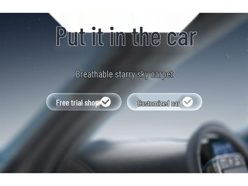 Starry Sky Floor Mats: Perfect Fit for Ideal L6-L9 Models - Car Interior Accessories