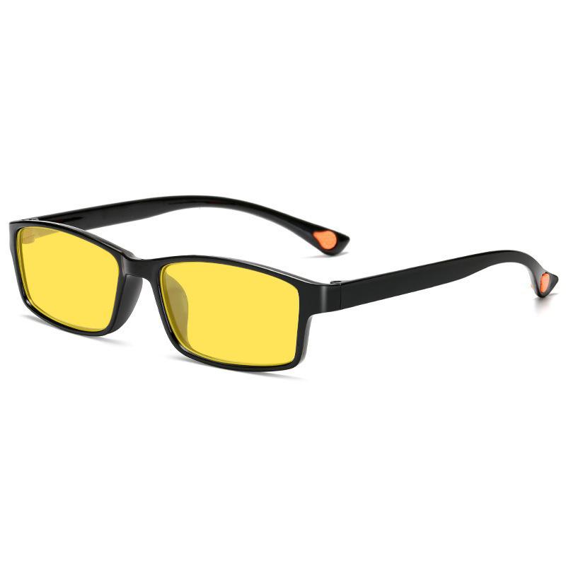 Y3017 Men's Night Vision & Anti-Blue Light Glasses, Clear Lenses for Screen Use and High Beam Protection While Driving