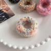 Colored Dot Soft Velvet Headband High Elastic Hair Scrunchie  Women Girl Hair Accessory