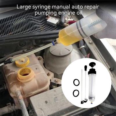 Car Oil Changer Auto Manual Oil Change Filling Extractor Pump Ergonomic Handle Oil Suction Syringe For DIY Enthusiasts And