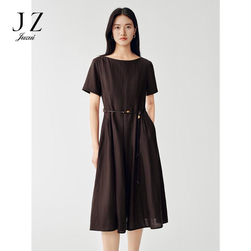 JUZUI Women s Old Money Style Tencel Blend Dress L