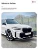 2023+ BMW X5 G05 LCI Sport MP Frontlippen-Splitter Stoßstangen-Modifikation