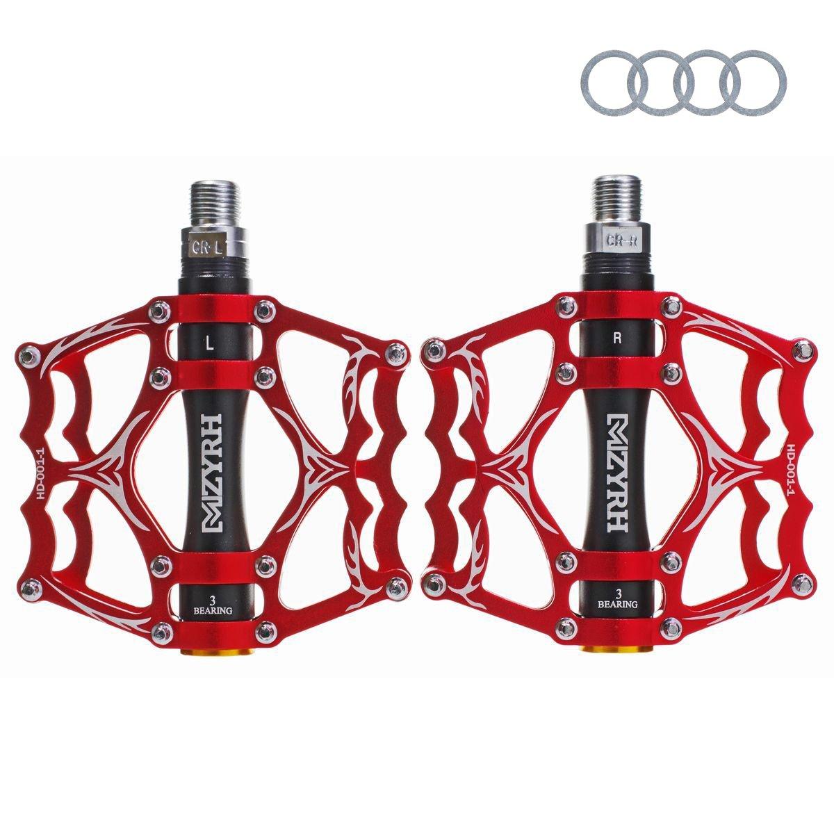 

Aluminum Left and Right 3 Chromoly Pedal Road Mountain Cross Light City Small Diameter Minivelo [HAMMARS] Pedals, Set, Built-in Bearings, Axle, Bike,