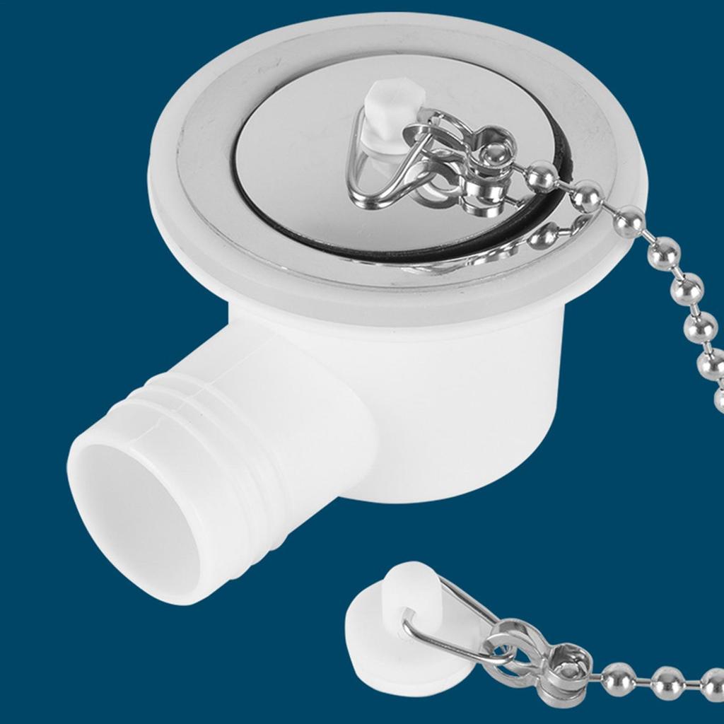 Sink Stopper Stainless Steel Replacement Accessories Sink Waste Drain Plug For Motorhome RV Boat Kitchen Bathroom Outdoor