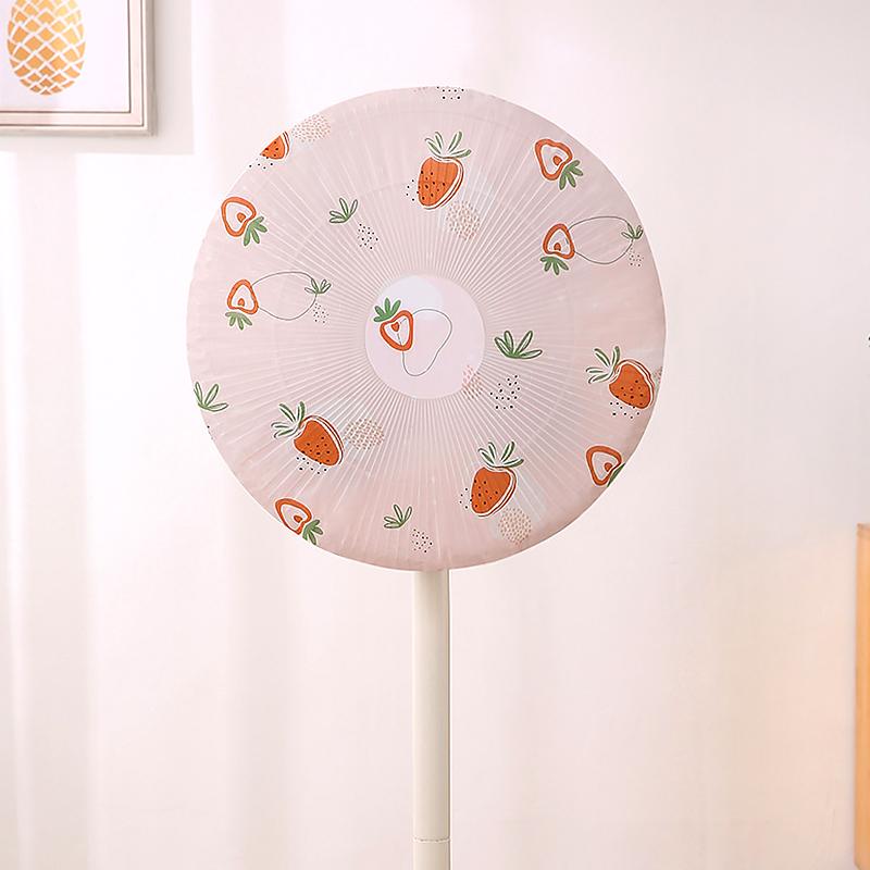 1 шт. Чехол от пыли для вентилятора ПЕВА Легко хранить Защитный чехол для напольного вентилятора Прочный Мультяшный узор Грязеотталкивающий 45 см 45cm