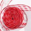 6.3cm Reusable Jute-Style Christmas Craft Ribbon Polyester Webbing