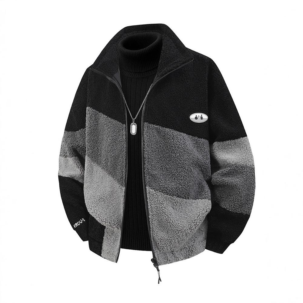 Men’s Oversized Lambswool Cotton Winter Jacket