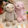 Jelly Lop-Eared Rabbit Plush Toy – Floral Cloth Doll, Christmas Gift for Girls