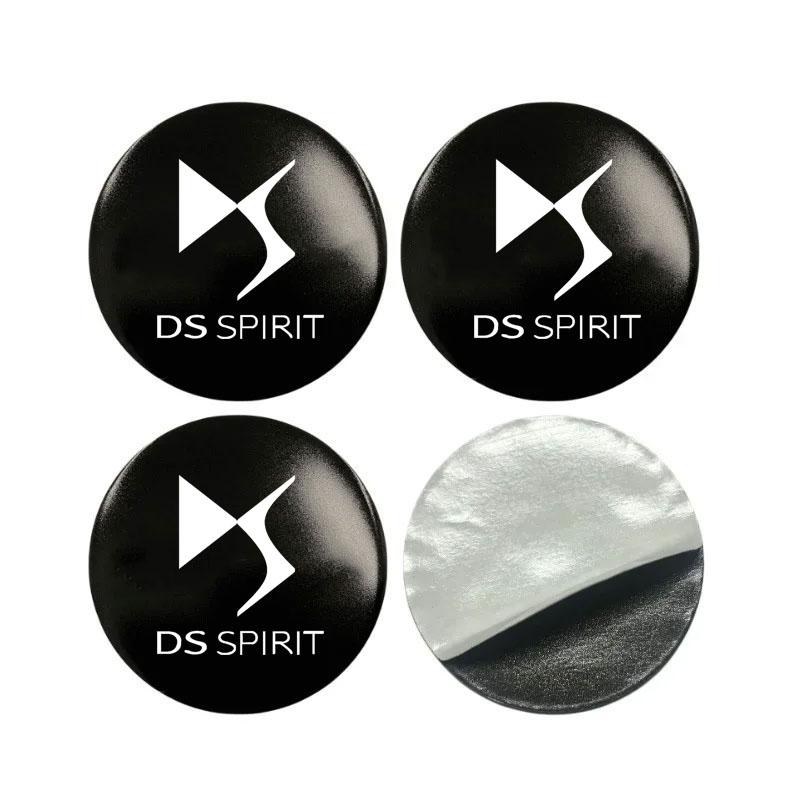 Car Wheel Center Cap with logo Car Wheel Center Caps Stickers Badges For DS SPIRIT DS3 DS4 DS5 5LS DS6 DS7 WILD RUBIS Accessorie 55mm
