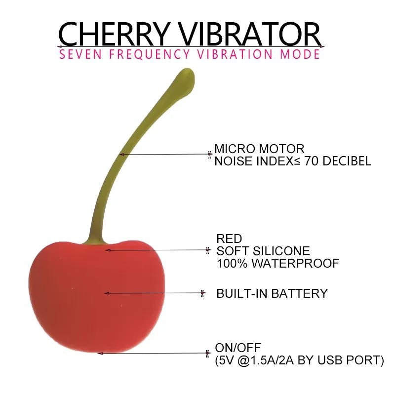 Mini Cherry Fruit Sex Product Sex Toys Vibrator For Women and men Adult Vibrating Cherry Egg Masturbator Female Vibrator
