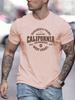 Man short sleeve T-shirt Letter Print Round Neck Breathable Streetwear Oversized Tee Casual Fashion High quality Clothing