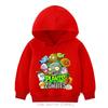Boys Hoodie Age 4-14 Plants HD Print Zombies Thin Girls Pullover Girls Casual Wear Fall Hoodie Long Sleeve Polyester New Arrivals 2025