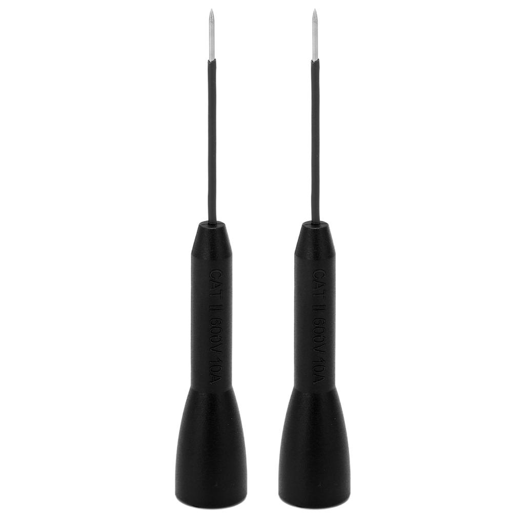 2 Stück Prüfspitze Isolierung   Einfach   1mm Multimeter Nadel Durchstechspitze 600V 10A