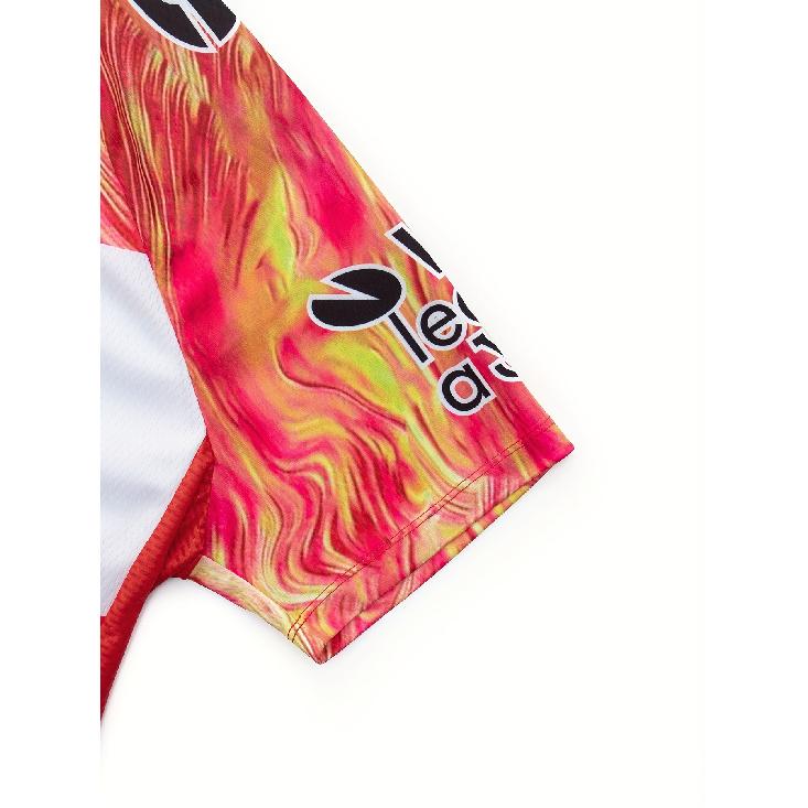 Herren Radtrikot - Schnelltrocknend, feuchtigkeitsableitend, Fahrradshirt mit Reißverschluss, atmungsaktives Sportoberteil für MTB, Straßenrennen, Fitnessstudio -