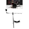 Drum Cymbal Clamp Mount Extension Arm Compatibility Cymbal Stand Accessory Rotating Clamp Suitable for Drum Set Part