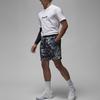 Jordan Diamond Print Breathable Casual Shorts Men Bottoms Black Grey FD7649-010