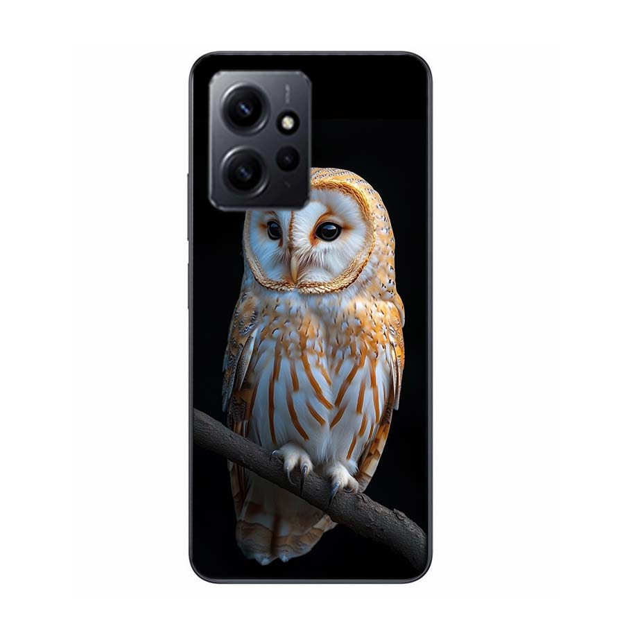 Owl in Winter Phone Case For Redmi Note 14 15 Pro 5G 13 12 Pro Plus 11 11T 11E 11S 10 Pro 10S 9 9S Cover Cell Clear TPU Capa Com